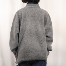 画像3: 90's L.L.Bean ハーフジップ パイルフリースジャケット (3)