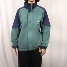画像2: 90's L.L.Bean "POLARTEC" ナイロン切り替え フリースジャケット (2)