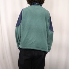 画像3: 90's L.L.Bean "POLARTEC" ナイロン切り替え フリースジャケット (3)