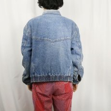 画像3: 90's Levi's "A-2 TYPE" デニムジャケット L (3)