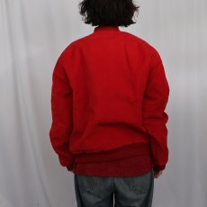 画像3: 80〜90's Chalk Line USA製 フットボールチームロゴ刺繍 コーデュロイスタジャン L (3)