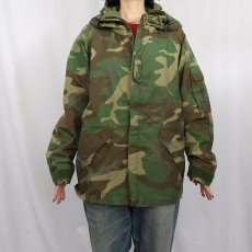 画像2: 90's U.S.MILITARY ECWCS GEN1 ウッドランドカモ GORE-TEXパーカ MEDIUM-SHORT (2)