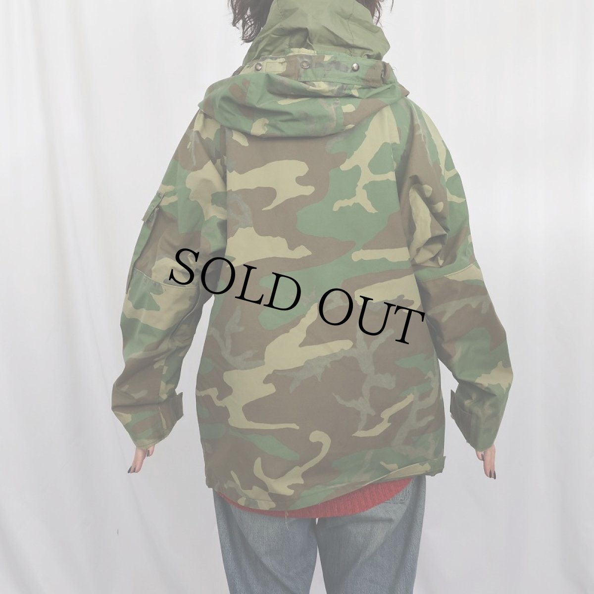 画像3: 90's U.S.MILITARY ECWCS GEN1 ウッドランドカモ GORE-TEXパーカ MEDIUM-SHORT (3)