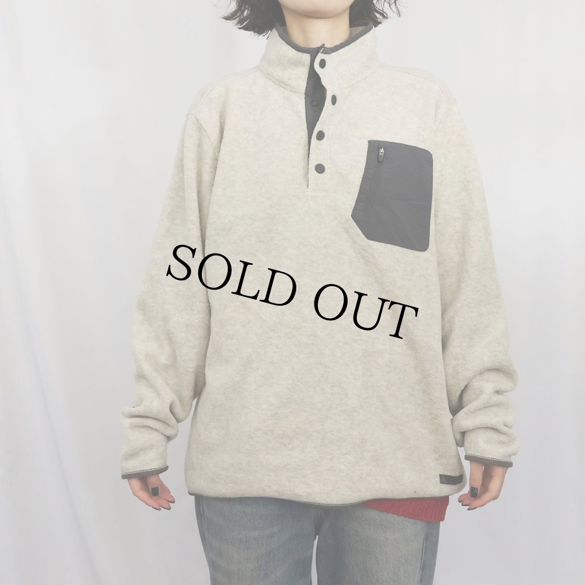 画像2: NIKE ACG "POLARTEC" ハーフスナップ フリースジャケット M (2)