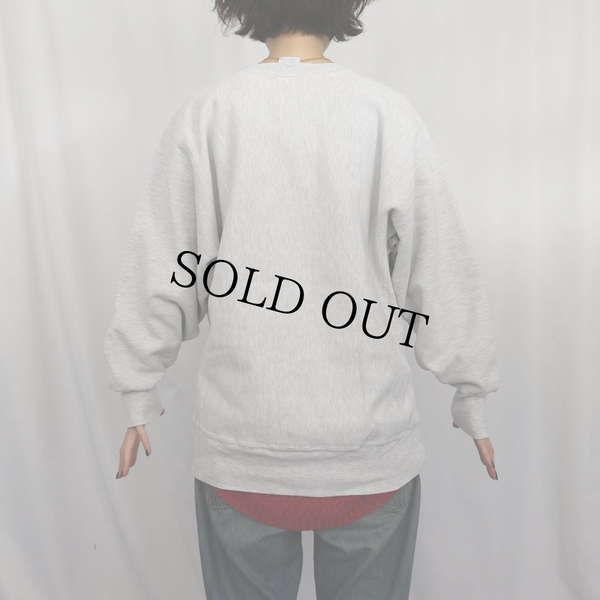 画像3: 90's Champion REVERSE WEAVE USA製 "WISCONSIN" プリントスウェット XL (3)