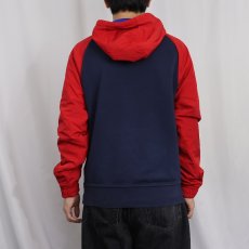 画像3: 80〜90's POLO Ralph Lauren "POLO HI TECH" ポリエステル切り替え スウェットフーディー M (3)