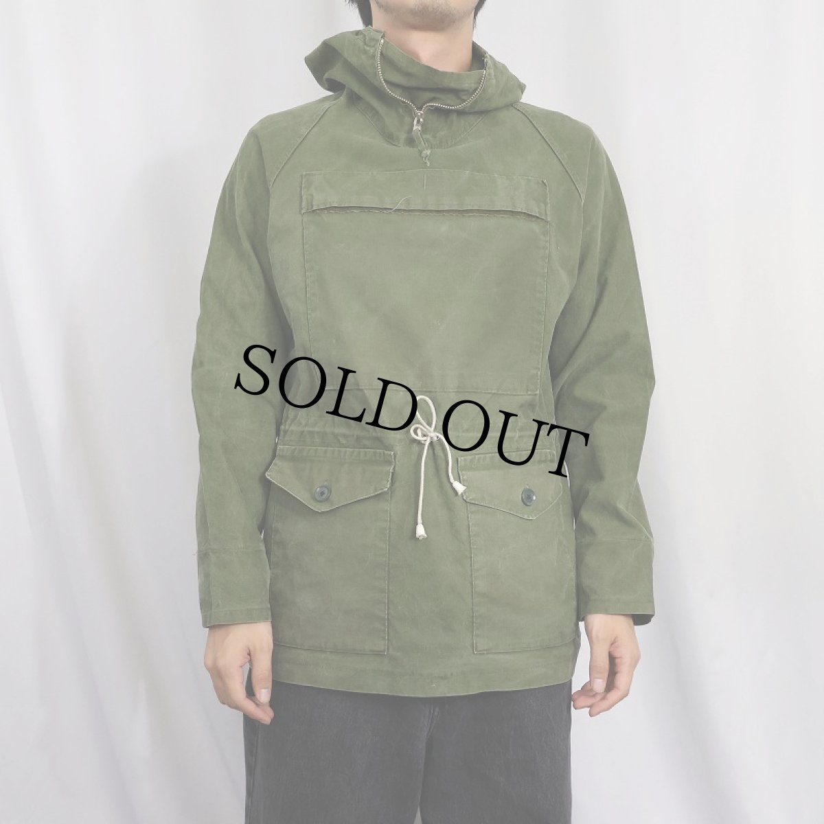 画像2: 60〜70's BRITISH ARMY CADET FORCE スモックパーカー SIZE3 (2)