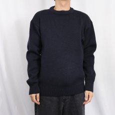 画像2: FILSON USA製 ウールニット ガイドセーター NAVY M (2)