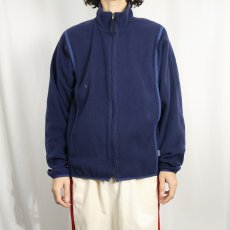 画像2: 90's Patagonia USA製 エルキャプリーン フリースジャケット NAVY L (2)