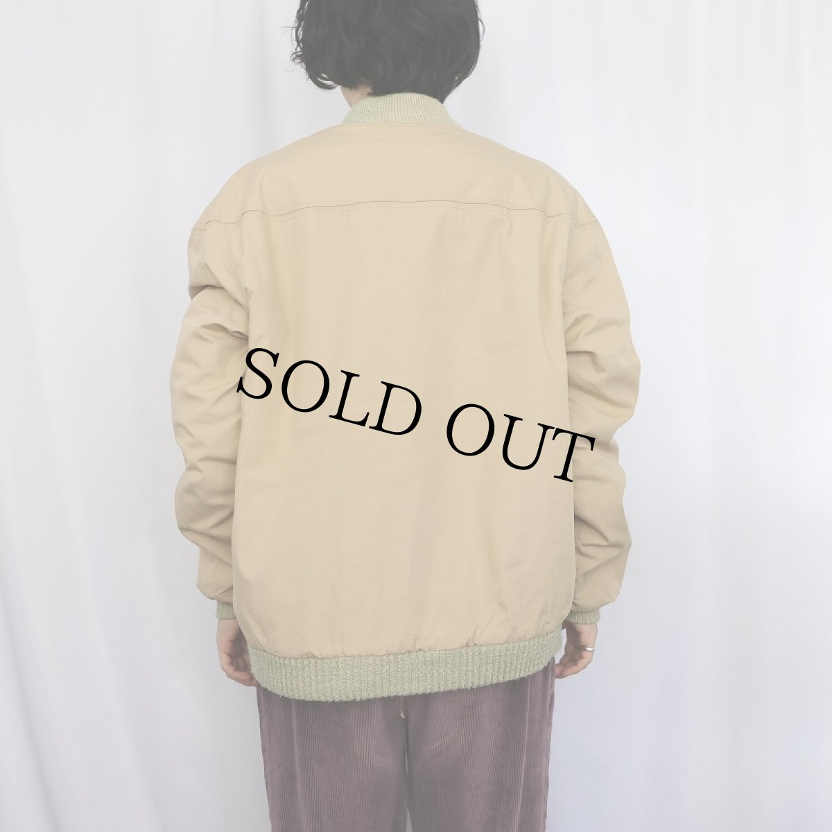 画像3: 80's Catalina 中綿入り バーシティジャケット SIZE44 (3)