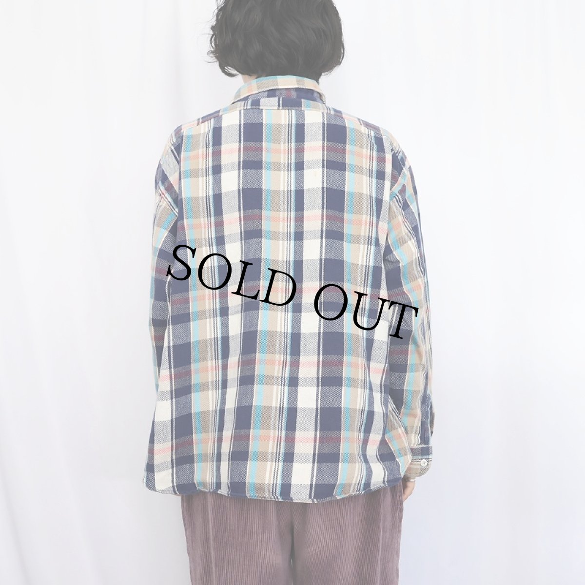 画像3: 70's BIG YANK チェック柄 ヘビーネルシャツ (3)