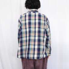 画像3: 70's BIG YANK チェック柄 ヘビーネルシャツ (3)