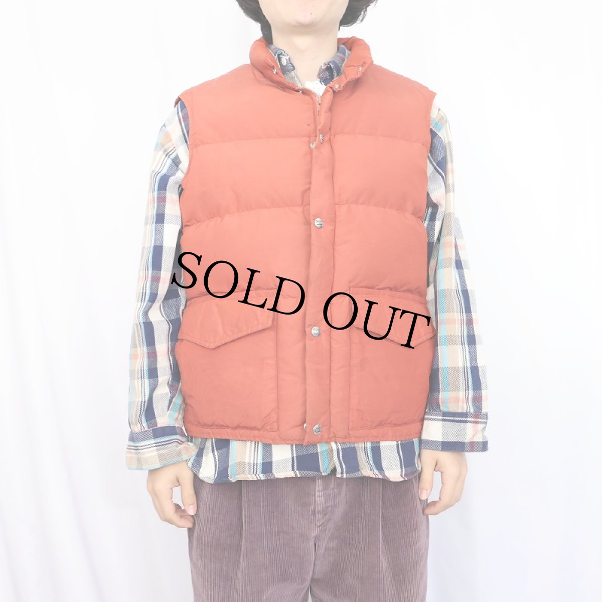 画像2: 80's Woolrich ダウンベスト L (2)