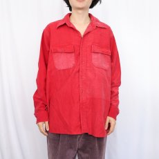 画像2: 70's L.L.Bean 筆記体タグ シャモアクロスシャツ SIZE17 1/2 (2)