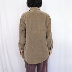 画像3: 80's L.L.Bean USA製 太畝コーデュロイシャツ (3)