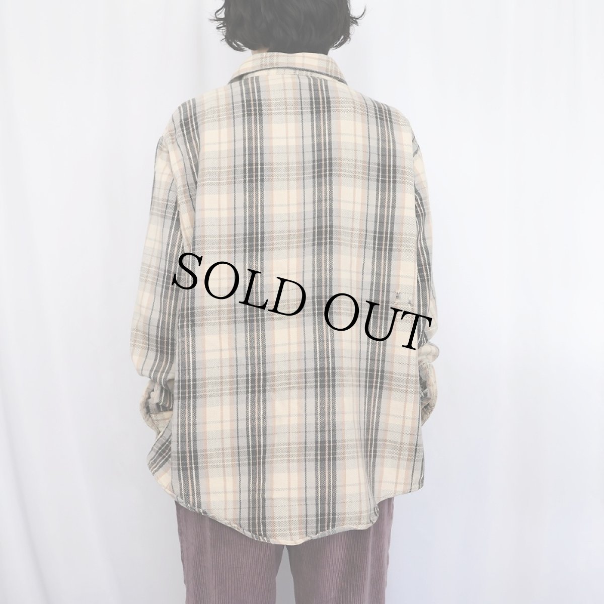 画像3: 80's BIG MAC USA製 チェック柄 ヘビーネルシャツ XL (3)