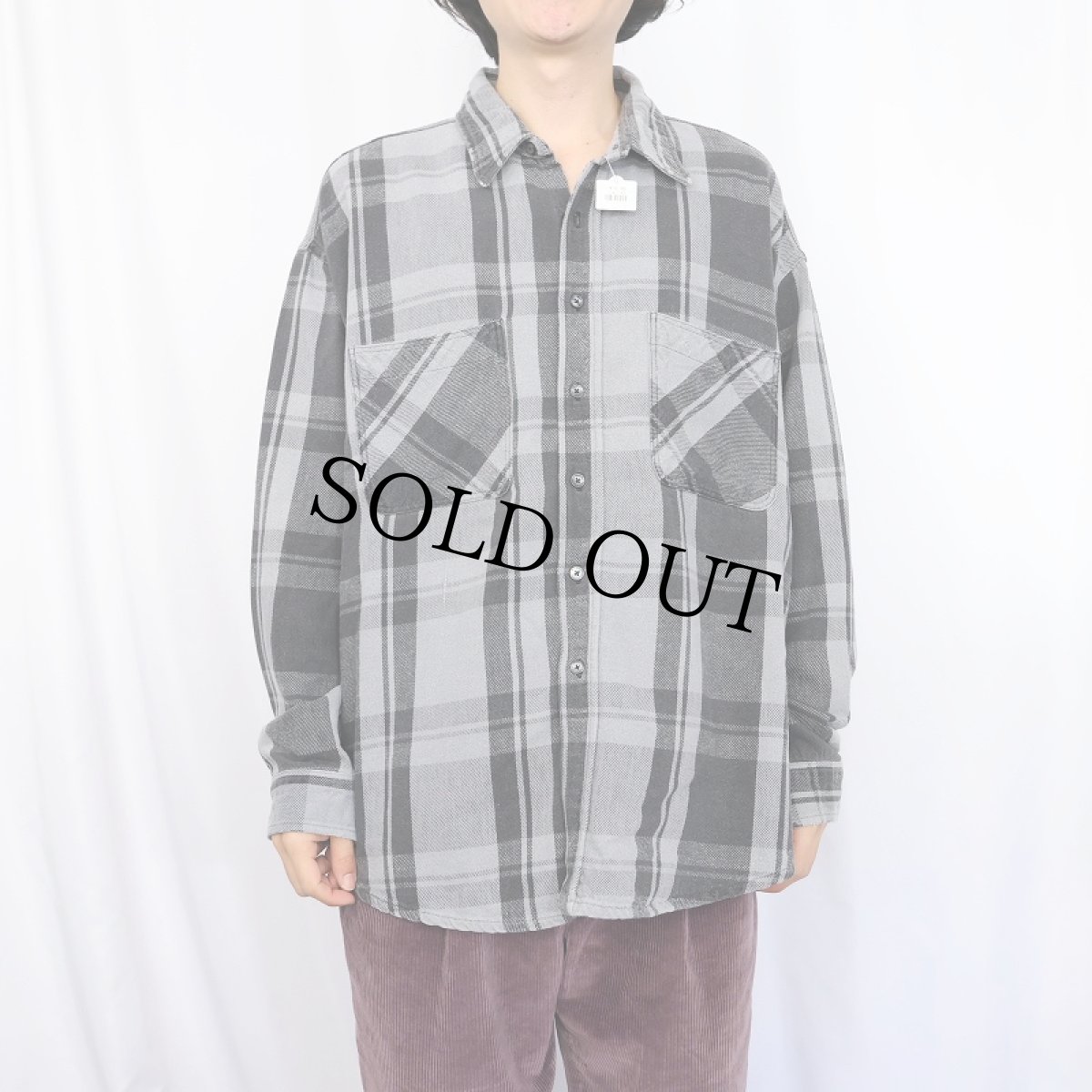 画像2: 80's ST JOHN'S BAY USA製 "BIG MAC FLANNEL" チェック柄 ヘビーネルシャツ XXL (2)