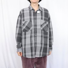 画像2: 80's ST JOHN'S BAY USA製 "BIG MAC FLANNEL" チェック柄 ヘビーネルシャツ XXL (2)