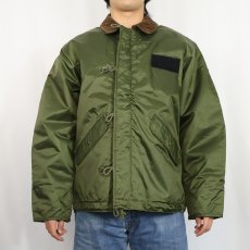 画像2: 70's U.S.NAVY A-1 Extreme Cold Weather Impermeable ナイロンデッキジャケット MEDIUM (2)