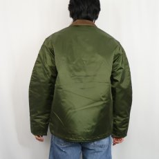 画像3: 70's U.S.NAVY A-1 Extreme Cold Weather Impermeable ナイロンデッキジャケット MEDIUM (3)