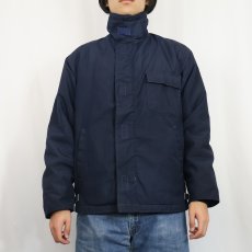 画像2: 90's U.S.NAVY "COLD WEATHER FLAME RESISTANT CLASS 1" アラミドデッキジャケット MEDIUM (2)