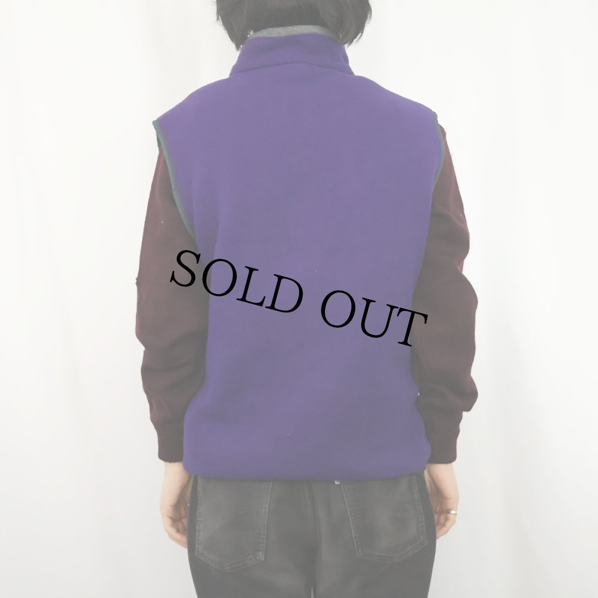 画像3: 90's BLACK DIAMOND USA製 ロゴ刺繍フリースベスト L (3)