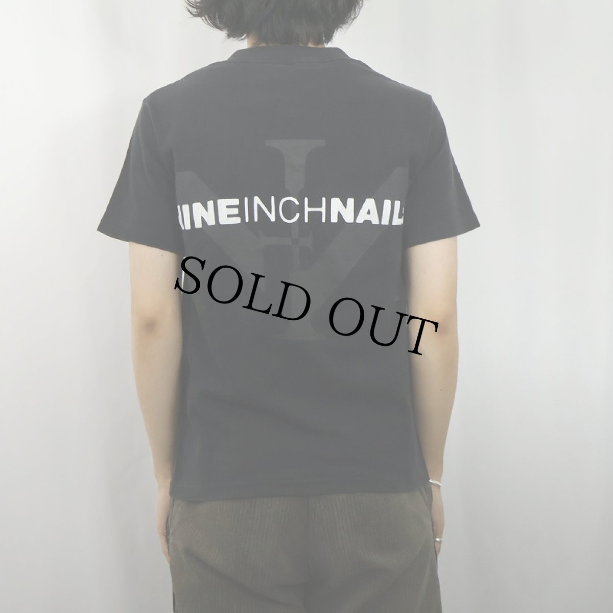 画像4: 90's NINE INCH NAILS USA製 ロックバンド プリントTシャツ BLACK S (4)