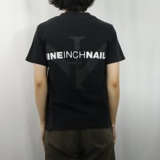 画像4: 90's NINE INCH NAILS USA製 ロックバンド プリントTシャツ BLACK S (4)