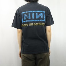 画像4: 90's NINE INCH NAILS USA製 ロックバンド プリントTシャツ BLACK L (4)