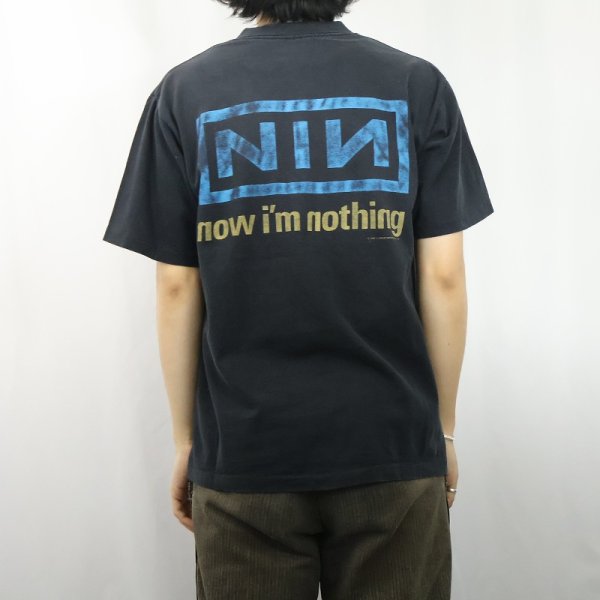 バンドTシャツ 90年代 90s アメリカ製 ナインインチネイルズ 黒