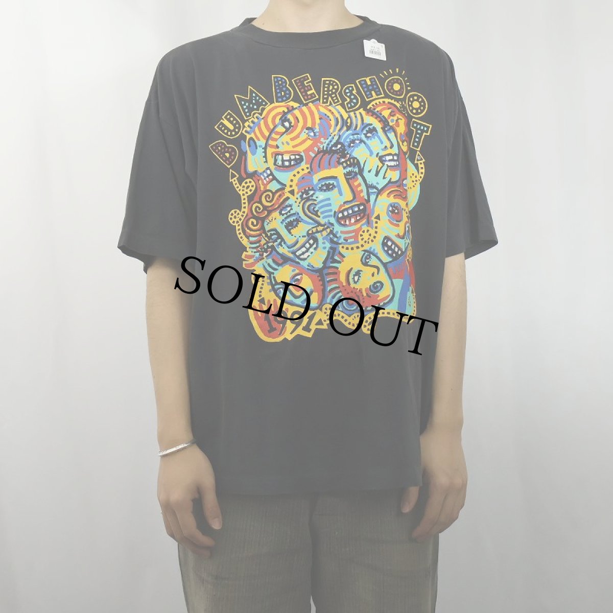 画像2: 90's BUMBER SHOOT ミュージックフェスティバル プリントTシャツ BLACK (2)