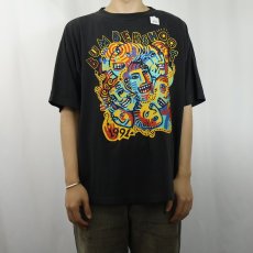 画像2: 90's BUMBER SHOOT ミュージックフェスティバル プリントTシャツ BLACK (2)