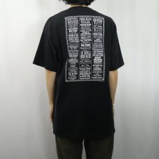 画像4: 90's BUMBER SHOOT ミュージックフェスティバル プリントTシャツ BLACK XL (4)