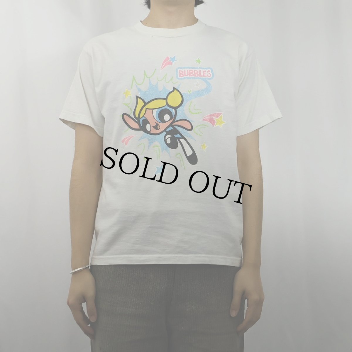 画像2: The Powerpuff Girls キャラクター ラメプリントTシャツ KIDS L (2)