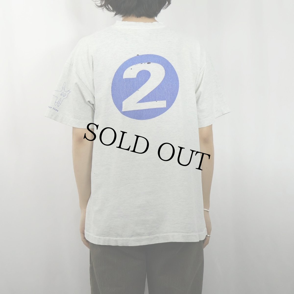 画像4: 90's Luna USA製 "Slash Your Tire" ロックバンド プリントTシャツ XL (4)