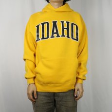 画像2: 90's RUSSELL ATHLETIC USA製 "IDAHO" プリント スウェットフーディー XL (2)