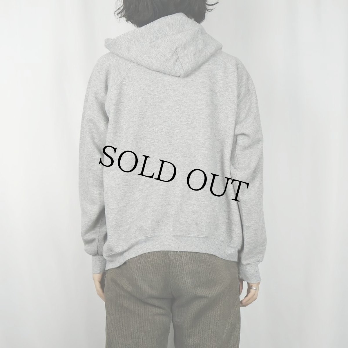 画像3: 70〜80's Healthknit 無地ラグランスウェットフーディー L (3)