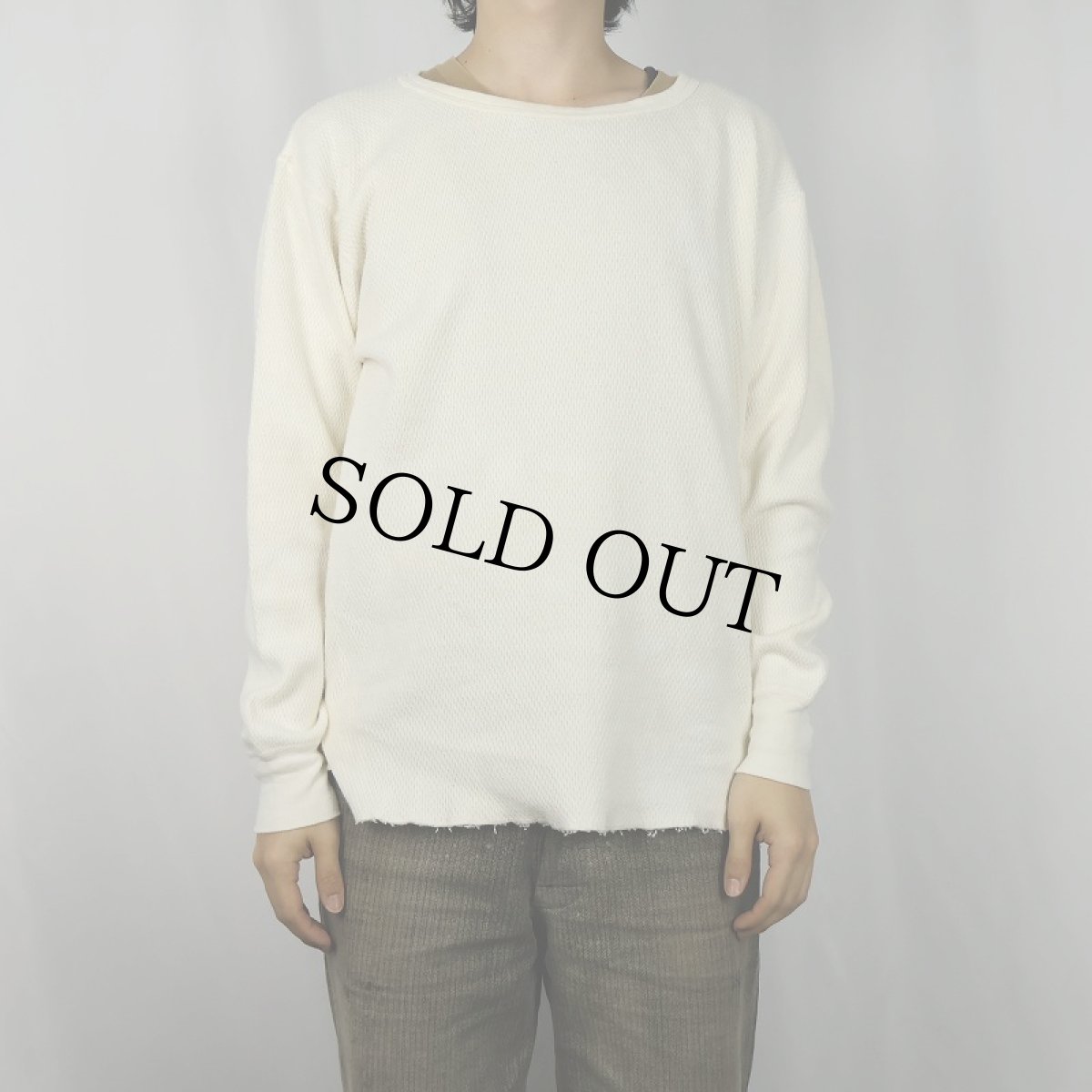 画像2: 90's ST JOHN'S BAY USA製 サーマルロンT XL (2)