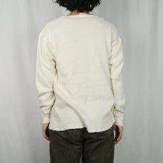 画像3: 90's ST JOHN'S BAY USA製 サーマルロンT XL (3)