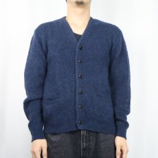 画像2: 60's Barclay モヘアニットカーディガン M (2)