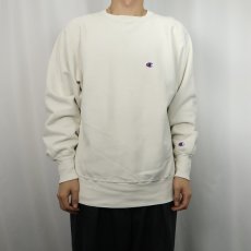 画像2: 90's Champion REVERSE WEAVE USA製 目付き スウェット L (2)