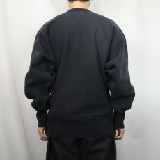 画像3: 90's Champion REVERSE WEAVE USA製 目付き スウェット BLACK XL (3)