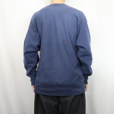 画像3: 90's Champion REVERSE WEAVE USA製 目付き スウェット NAVY XL (3)