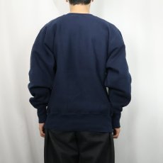 画像3: 90's Champion REVERSE WEAVE 目付き スウェット NAVY L (3)