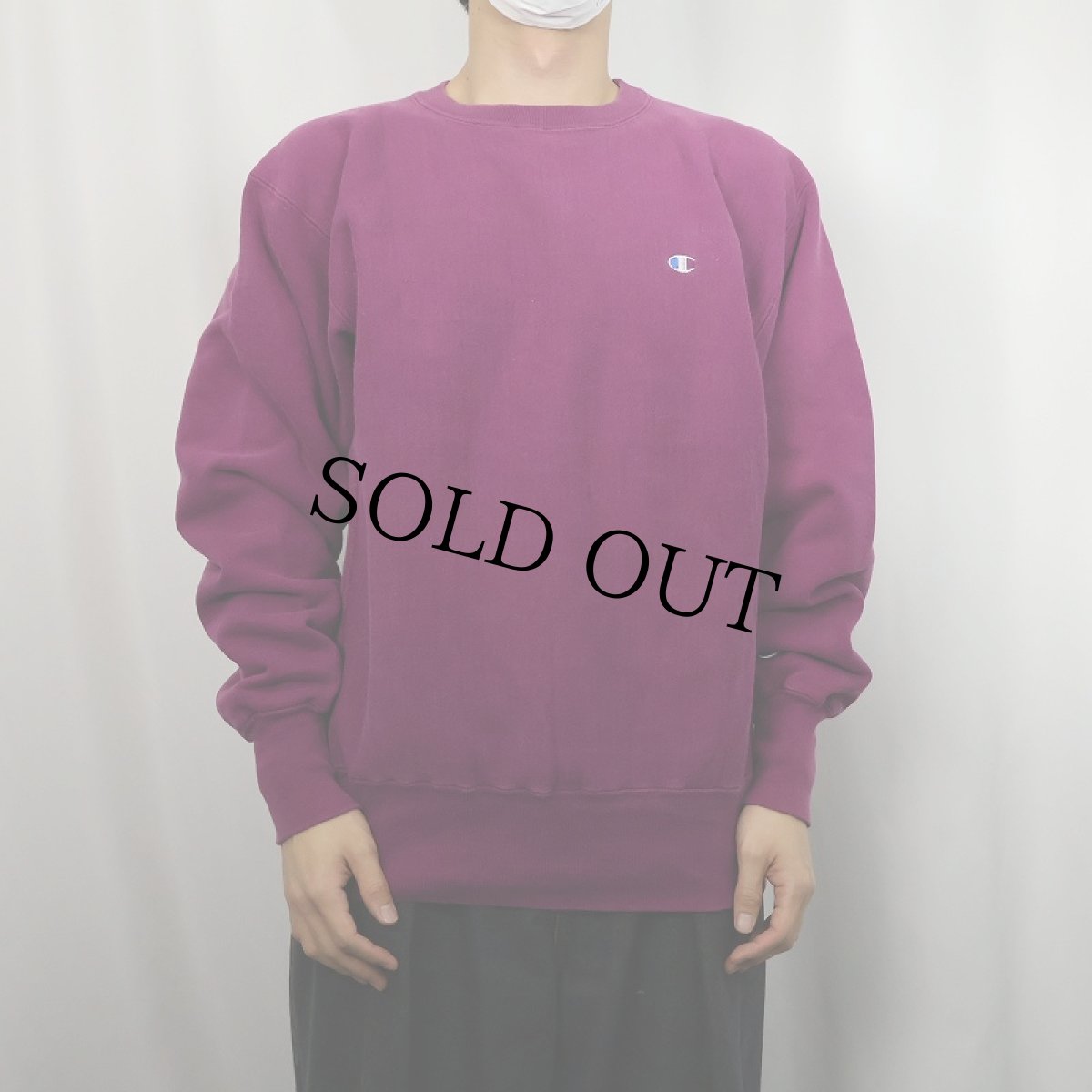 画像2: 90's Champion REVERSE WEAVE USA製 目付き スウェット L (2)