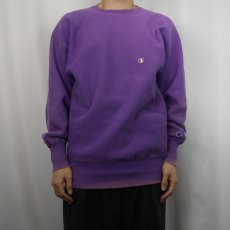 画像2: 90's Champion REVERSE WEAVE USA製 目付き スウェット L (2)