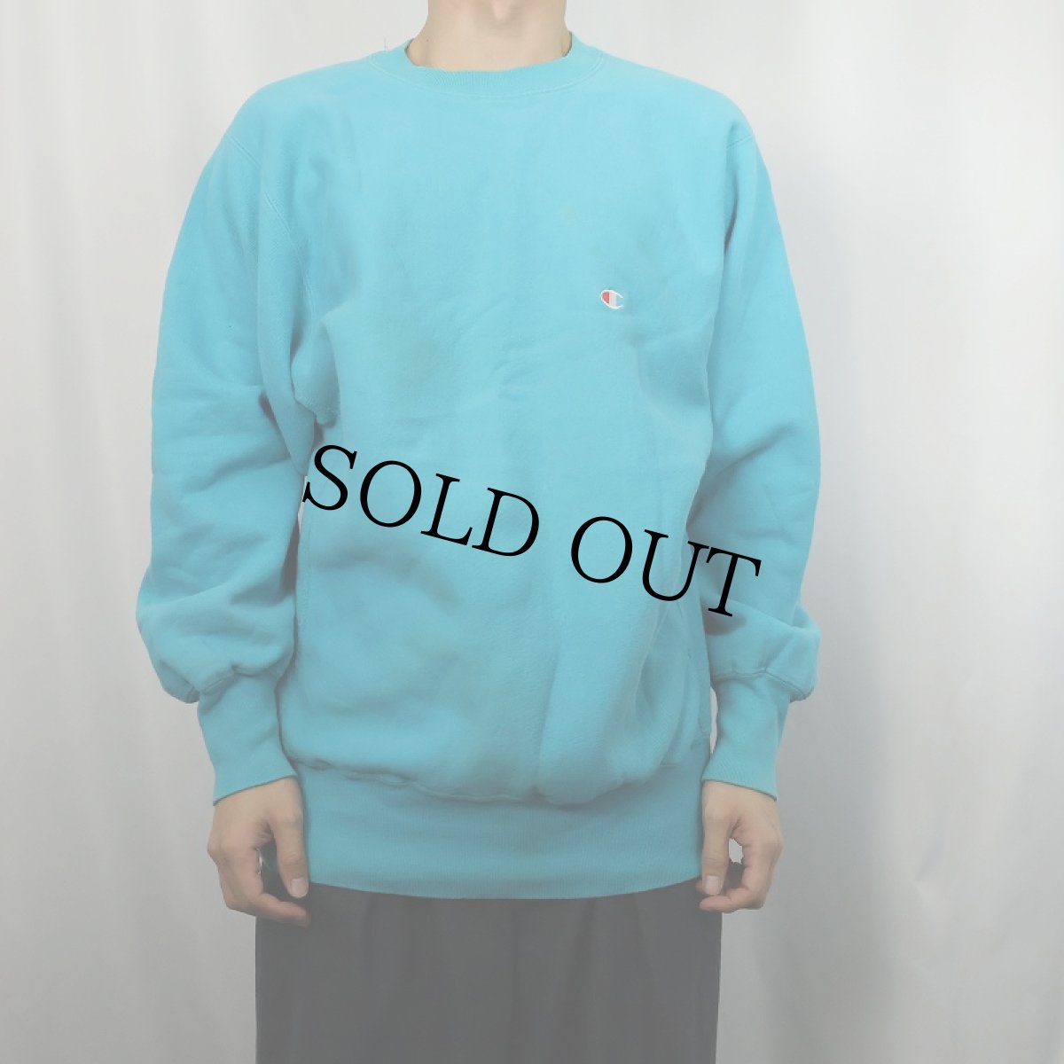 画像2: 90's Champion REVERSE WEAVE USA製 目付き スウェット XL (2)