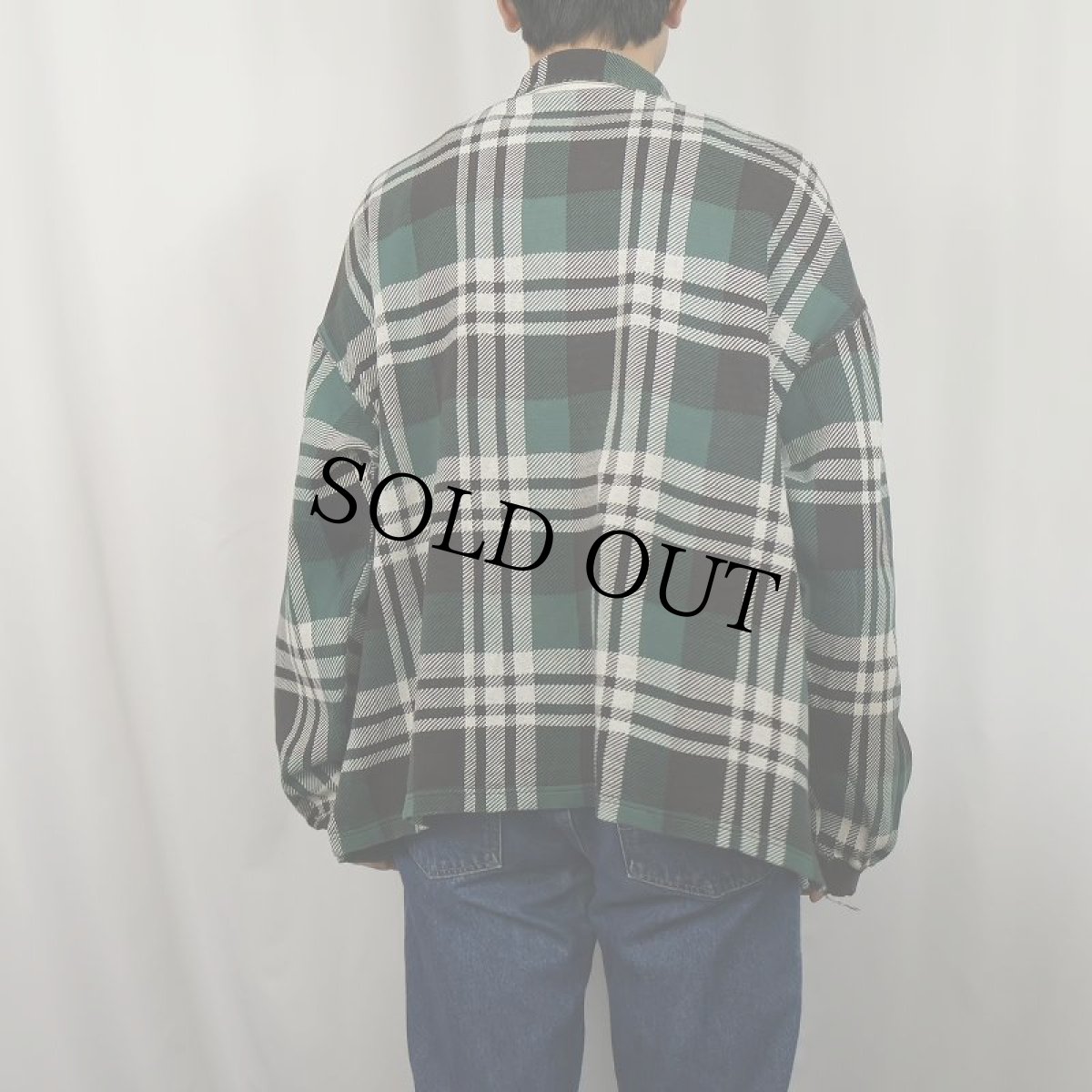 画像3: 90's GAP チェック柄 プルオーバーネルシャツ L (3)