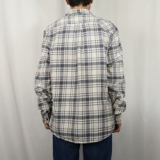 画像3: Ralph Lauren DENIM&SUPPLY チェック柄 ガンパッチ付き ライトネルシャツ L (3)