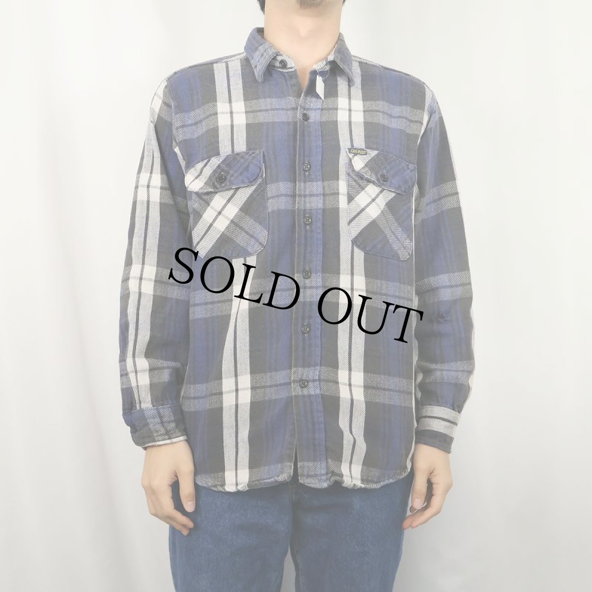 画像2: 80's OSH KOSH チェック柄 ヘビーネルシャツ (2)